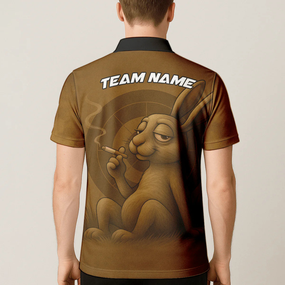 Darts Jersey with Smoking Rabbit – Personalized with Name & Team B28912